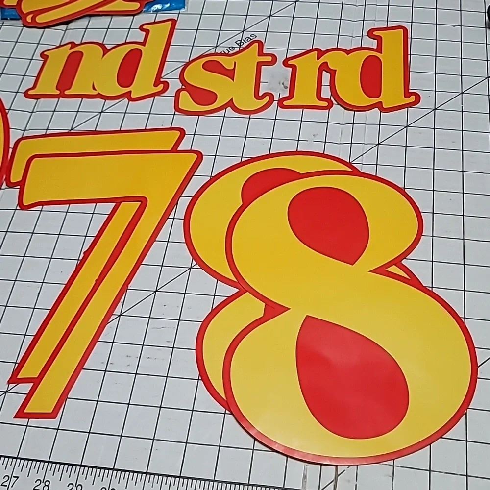 Birthday Banner and Numbers / Stickers‎ NWOT